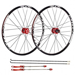 Zyy Spares Zyy 26 / 27.5 Inch MTB Bike Wheelsets, Double Wall Carbon Fiber Aluminum Alloy Disc Rim Brake Quick Release 7 8 9 10 11 Speed Brackets Hubs (Color : B, Size : 29 inch)