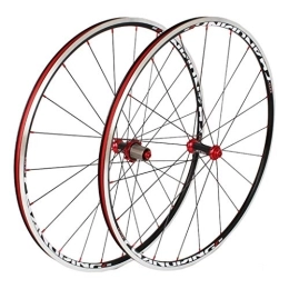 Zyy Spares Zyy 700C Mountain Bike Wheelset， Disc Rim Brake Freewheel Bearing Hub 7, 8, 9, 10 Spedd Cassette Type (FRONT + REAR) Brackets Hubs (Color : A)