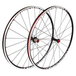 Zyy Spares Zyy 700C Mountain Bike Wheelset， Disc Rim Brake Freewheel Bearing Hub 7, 8, 9, 10 Spedd Cassette Type (FRONT + REAR) Brackets Hubs (Color : B)