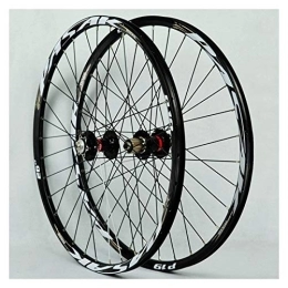 Zyy Spares Zyy Bicycle Wheel Set Aluminum Alloy Mtb Front Rear Wheel Double Wall Cassette Quick Release Disc Brake 7 / 8 / 9 / 10 / 11Speed 32H (Color : B, Size : 26in)