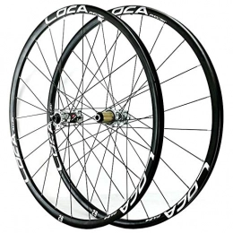 Zyy Spares Zyy Mountain Bike Wheelset For 26 / 27.5 / 29 In MTB Rim Disc Brake Front & Rear Wheel Thru axle 24H 8 / 9 / 10 / 11 / 12 Speed Flywheel (Size : 29in)