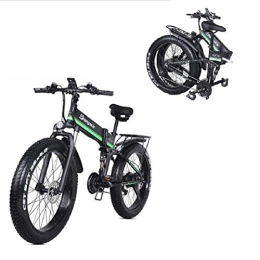 AQWWHY vélo AQWWHY 1000W 26 Pouces Fat Tire Vélo électrique Mountain Beach Neige vélo for Adultes, Aluminium Scooter électrique 7 Speed ​​Gear E-Bike avec Amovible 48V12.8A Batterie au Lithium (Color : A)