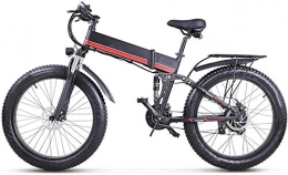  Vélo de montagne électrique pliant BNGSElectric MX01 Vélo de montagne pliable 48 V 1000 W avec batterie au lithium 48 V pour l'environnement urbain et trajets vers et descendre le travail Rouge