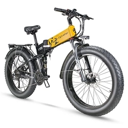 Cyrusher Vélo de montagne électrique pliant Cyrusher XF Electric Bike (XF690 MAXS 48V / 15Ah Yellow)