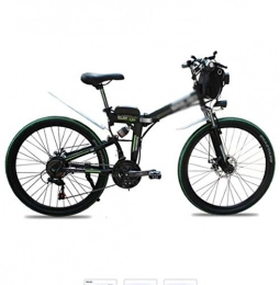 Gaoyanhang Vélo de montagne électrique pliant Gaoyanhang 26 Pouces vélo Pliant électrique Batterie au Lithium 48v 350w 10ah Adulte vélo électrique (Color : Black)