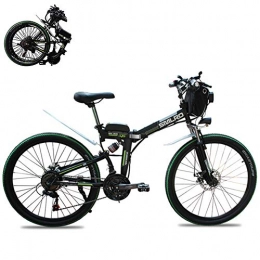 GHH vélo GHH 26"VTT Pliant électrique Vélo Hybride extérieur Adulte Freins à Disque 21 Vitesses (48V 350W) Batterie au Lithium-ION Amovible Vélo électrique Country