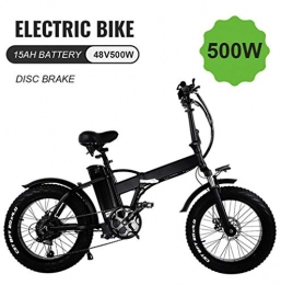 KOWE Vélo de montagne électrique pliant KOWE Vélo Électrique, avec Écran LED Et Batterie Au Lithium-ION 48V 500W 15Ah, Ebike À Moteur Portable Pliable.