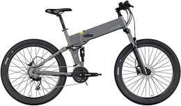Legend eBikes vélo Legend Etna Vélo VTT Électrique E-MTB 27, 5", Double Suspension RockShox + KS, Freins Disque Hydraulique, Batterie ION 36V 10.4Ah Sanyo-Panasonic (374.4Wh), Gris Titanium