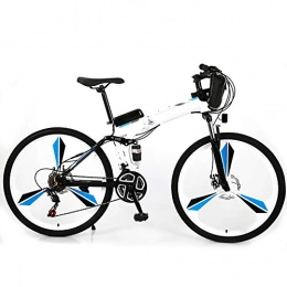 Liangzi Vélos électriques E-Bike Vélo Pliant E, Batterie 36 V, vélo électrique Pliable 26 Pouces avec Moteur 350 W et Engrenages 21 Vitesses, pour Hommes et Femmes