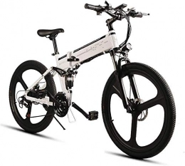 Macro vélo Macro vélo électrique VTT 26 Pouces vélo électrique vélo Pliant e-vélo Dérailleur 21 350W 48V 10.4AH Amovible Batterie 25-35km / H