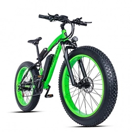 MROSW Vélo de montagne électrique pliant MROSW Vélo Électrique 26X4 Pouces en Aluminium Vélo Électrique 1000W 48V17A 40KM / H 6Speed Puissant Fat Tire Bike Snow Mountain E-Bike