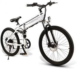 QZ vélo QZ 26 Pouces lectrique Mountain Bikes, 48V Batterie au Lithium en Alliage d'aluminium Adulte lectrique Pliant Vitesse maximale 32KM / H LCD Cristaux liquides Instrument (Color : B)