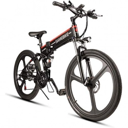 Rindasr vélo Rindasr lectrique Pliant VTT for Adultes, en Alliage de magnsium Rim, 48V / 350W / 10Ah lectrique Vlo de Montagne et 21 Vitesse lectrique VTT Hors Route