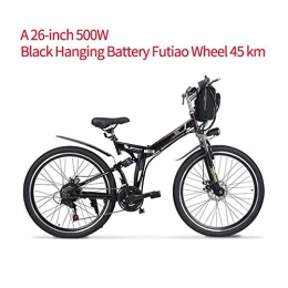 SHIJING Vélo de montagne électrique pliant SHIJING Nouveau vélo électrique 500 w, ebike intégré dans la Batterie au Lithium, e vélo vélo électrique 26 « Route électrique de vélo électrique vélo électrique vélo électrique