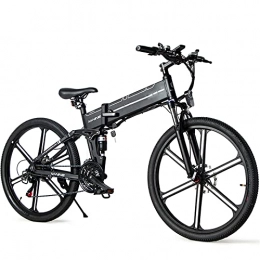 SUNWEII vélo SUNWEII E-Bike e-Mountain Bike 48V10AH, 500W vélo électrique Pliable Femmes Hommes vélo électrique Pliant vélo e-Bike pedelec e-Bike VTT Electrique