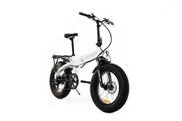 Tucano Bikes Monster HB Vélo électrique Pliable de Type fatbike Blanc