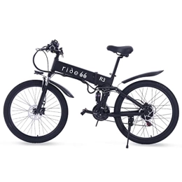 ride66 vélo Velo Electrique VTT Bike 26 Pouces Pliant Batterie Ebike pour Homme Femme