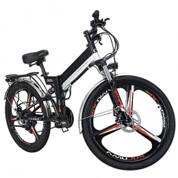 TANCEQI vélo Vélo De Montagne Électrique Pliable Ebike Pliant Léger 300W 48V Fat Tire Cadre en Alliage D'aluminium Tire Vélo Électrique Pliable pour Montagne / Plage / Neige E-Bike
