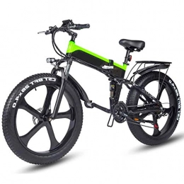 Amantiy vélo Vélo de montagne électrique, 26 pouces 1000W gros pneu eurcike, 48v 104Ah 104Ah Vélo de montagne électrique pliant pneu intégré E-Bike City Mountain Neige Booster Booster Vélo électrique puissant