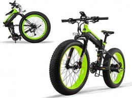 Autoshoppingcenter vélo Vélo électrique Pliable 26" Vélo de Montagne 1000W avec Batterie au Lithium 48V, Shimano 27 Vitesses, 40km / h VTT Ebike pour Adultes