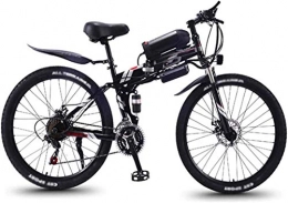 HCMNME vélo Vélo électrique Pliable, Vélo de neige électrique, vélos électriques pliants de 26 pouces, 36v13ah 350w Mountain Snow Bikes Sports de vélo Sports de vélo Lithium Battery Batterie de Bâtiment pour adul