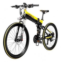 Coolautoparts vélo Vélo électrique Pliant 26" VTT Vélo de Montagne 400W avec Batterie au Lithium 48V 10, 4 Ah, 35km / h pour Adultes Montagne Ebike Frein Zoom BH875