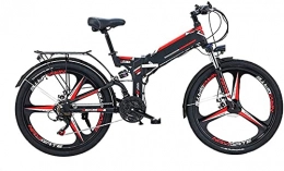 CASTOR vélo Vélo électrique Vélo de montagne électrique pliante de 24 / 26 '' avec batterie de lithiumion de 48V / 10Ah amovible de 48V / 10Ah moto électrique vélo électrique bike 21 vitesses et trois modes de trav