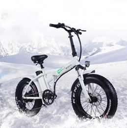 XXCY Vélo de montagne électrique pliant XXCY Vélo électrique pliable 500 W E-bike 20" x 4.0 pneus gras 48 V 15 Ah Batterie Affichage LCD