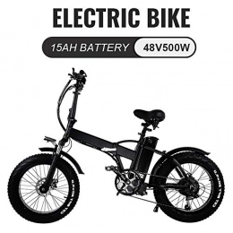 YDBET vélo YDBET Électrique Pliant vélo Fat Tire 20 4" avec 48V 500W 15Ah Batterie Lithium-ION, City Mountain vélo Booster 100-120KM pour extérieur Cyclisme Voyage Out Travail