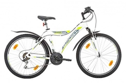 VTT vélo 26'' Mixte Cadre Aluminium - 18 VIT. Shimano TY21 - Fourche TELESCOPIQUE