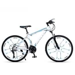 KOSFA Vélo de montagnes 26 pouces VTT pour femmes / hommes léger 21 / 24 / 27 vitesses vtt adultes vélos cadre en acier au carbone Suspension avant, D, 24 speed