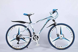 TTZY Vélo de montagnes 26En 27 Vitesses VTT for Adultes, léger en Alliage d'aluminium Plein Cadre, Suspension des Roues Avant de vélos Hommes, Frein à Disque 6-11, Noir 1 SHIYUE ( Color : Blue 3 )