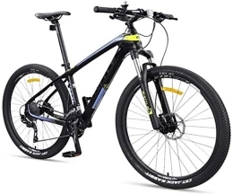 Aoyo vélo 27, 5 pouces for adultes Mountain Bikes, ultra-léger en fibre de carbone Cadre Mountain Trail Bike, double frein à disque Hommes Femmes Hardtail Vélo de montagne,