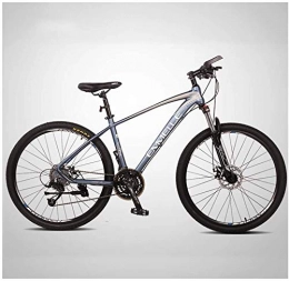 IMBM vélo 27 vitesses Mountain Bikes, 27, 5 pouces Big Mountain Trail pneus de vélo, double suspension de vélo de montagne, cadre en aluminium, Femmes de vélos for hommes, Rouge, Couleur: Vert ( Color : Blue )