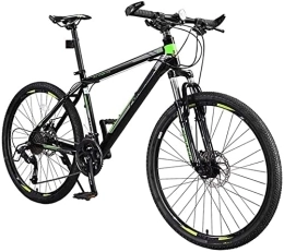 ERGUI vélo 27 vitesses vélo de montagne adulte en acier à haute teneur en carbone cadre de suspension complet fourche de suspension de vélo double frein à disque VTT 26 pouces vélo de montagne à queue dure