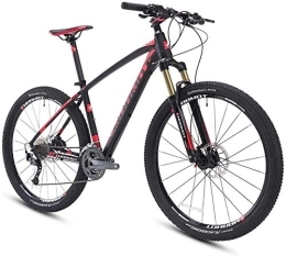 Aoyo vélo Aoyo Vélos de Montagne, 27, 5 Pouces Big Tire Hardtail Mountain Bike, Aluminium 27 Vitesse VTT, vélo Femmes Siège réglable for Hommes, (Color : Black)