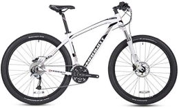 AYHa vélo AYHa 27-Speed ​​Mountain Bikes, 27, 5 pouces Big Wheels Hardtail Mountain Bike, Adulte Femmes Hommes'S Aluminium Cadre tout terrain VTT, blanc
