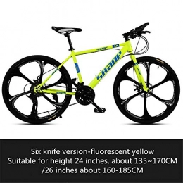 BH Vélo de montagnes B / H Vélo pour adulte et femme, vélo ultra léger avec amortissement des chocs Double disque Offroad VTT 005_21 Speed_26"