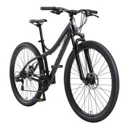 BIKESTAR vélo BIKESTAR VTT en Aluminium, Frein à Disque, 21 Vitesses Shimano, 29 Pouces | Mountainbike Suspension Avant Cadre 18 Pouces | Noir Gris