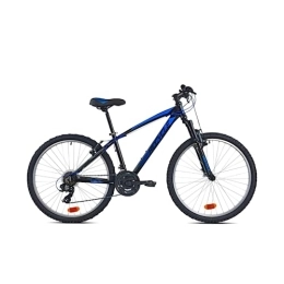 Biocycle Vélo de montagnes Biocycle Elixir 26" - Velo Tout Terrain | Fabriqué en Aluminium - Velo VTT á 21 Vitesses (M, Bleu)