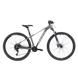 Biocycle vélo Biocycle Kols 29" - Velo Tout Terrain | Fabriqué en Aluminium - Velo VTT à 18 Vitesses | Freins à Disque Hydrauliques (S, Gris)