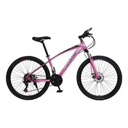 tools Vélo de montagnes BMX Dirt Vélos de Route Vélo VTT Adulte VTT Lumière Route Vélos for Les Hommes et Les Femmes 26En Roues réglable 21 Vitesse du Double Frein à Disque (Color : Pink, Size : 21 Speed)