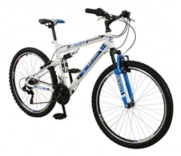 BOSS Vélo de montagnes Boss pour Homme Astro Mountain Bike – Bleu / Blanc, Taille 26