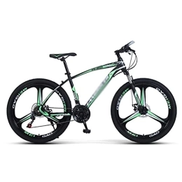  Vélo de montagnes Cadre en acier à haute teneur en carbone de roue de 26 pouces de vélo de montagne de 21 / 24 / 27 vitesses avec la suspension avant verrouillable et le double frein à disque (taille : 27 vitesses, couleur