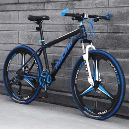 CSS vélo CSS Vélos de montagne de 26 pouces, vélo de montagne semi-rigide à double disque de frein pour hommes, siège réglable pour vélo, cadre en acier à haute teneur en carbone, vitesse 21 / 24 / 27 7-2, 24