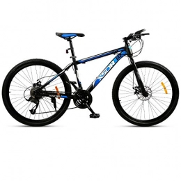 DGAGD Vélo de montagnes DGAGD Vélo de Neige Gros Pneu 4.0 épais et Large 24 Pouces Frein à Disque VTT Roue à Rayons-Bleu Noir_21 Vitesses