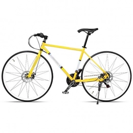 YXFYXF vélo Double Suspension Vélos de Montagne Hors Route Hors Route, vélo de Banlieue Adulte légère à 21 Vitesses, VTT avec 27, 5 Pouces (Color : Yellow, Size : 27.5 inches)