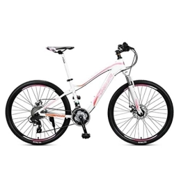 Dsrgwe vélo Dsrgwe VTT, 26” Mountain Bike, Cadre en Aluminium Semi-Rigide vélo, avec Freins à Disque et Suspension Avant, 27 Vitesse (Color : A)