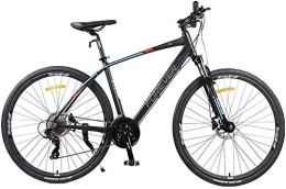 Aoyo vélo Femmes Mountain Bikes, 26 pouces 27 vitesses Mountain Trail Bike, double disque de frein en aluminium Cadre Semi-rigide VTT, Siège réglable (Color : Grey)