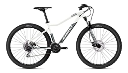 Ghost Vélo de montagnes Ghost Lanao Essential 27.5R Vélo de montagne pour femme 2022 (M / 44 cm, blanc nacré / vert métallisé – brillant / mat)